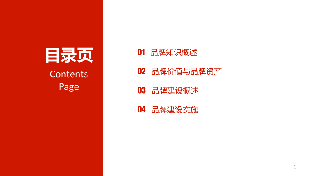 品牌建设培训PPT课件