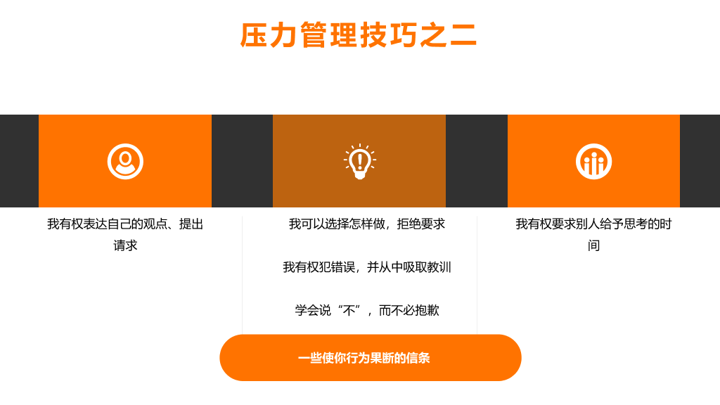 压力与情绪管理培训PPT模板