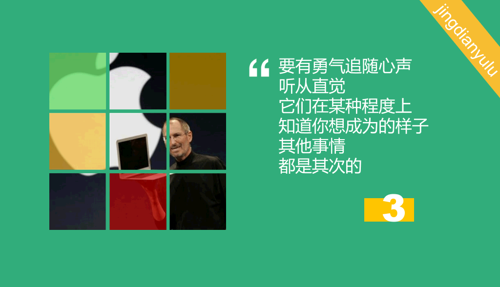 乔布斯经典语录精选PPT