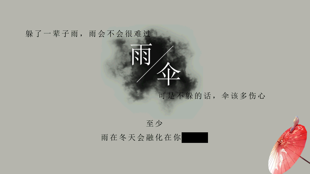 创意大图背景文字排版PPT模板