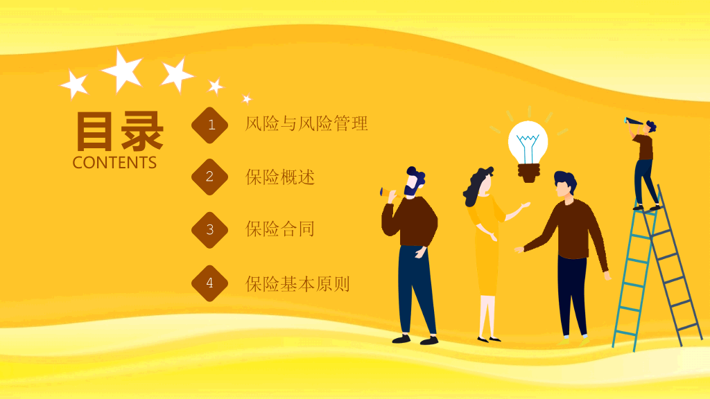 理财保险知识培训PPT模板