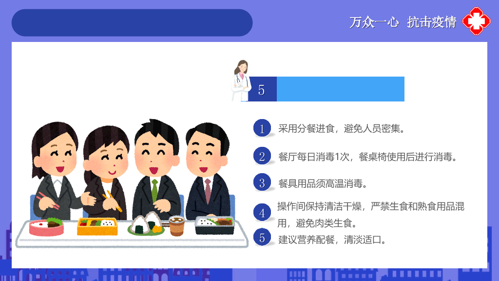 返岗复工新冠病毒预防PPT模板