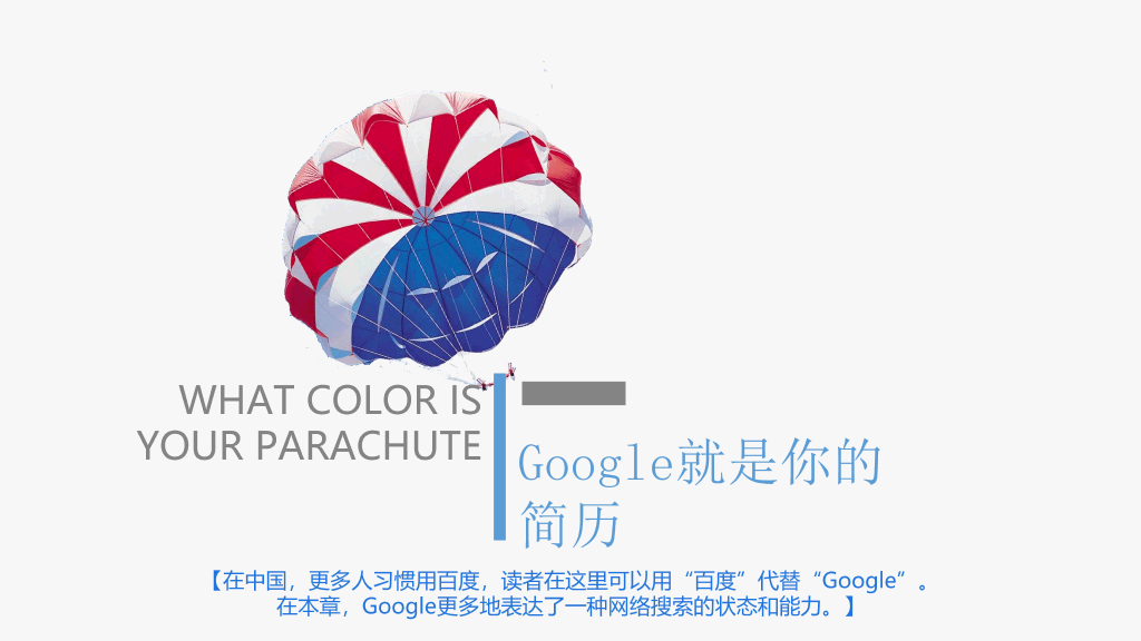 《你的降落伞是什么颜色》读书笔记PPT