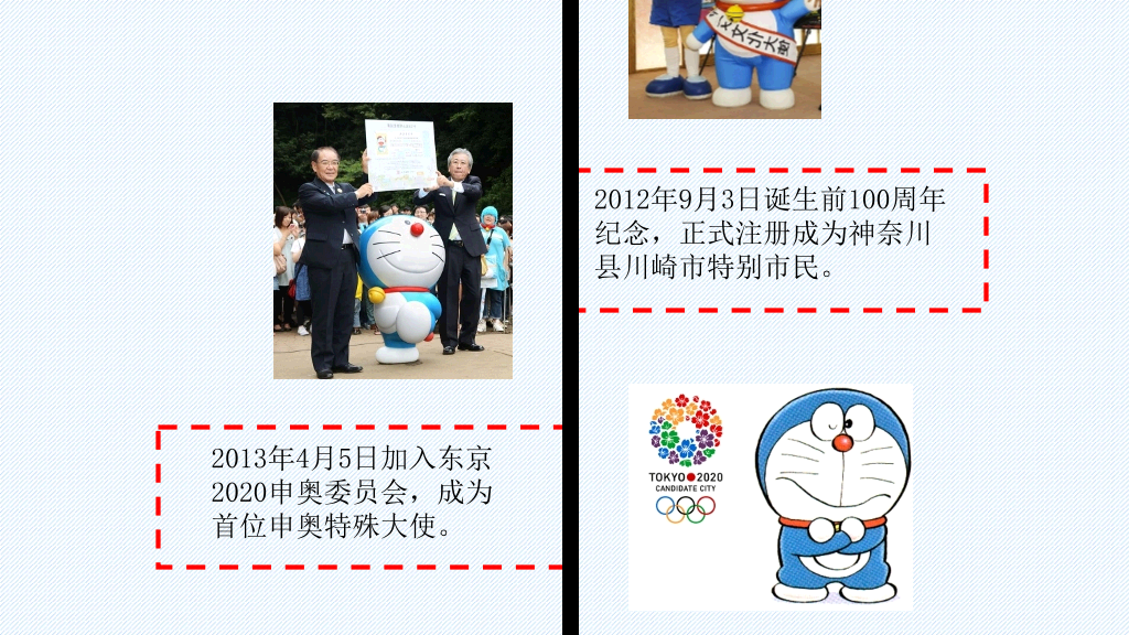 哆啦A梦伴我同行PPT作品