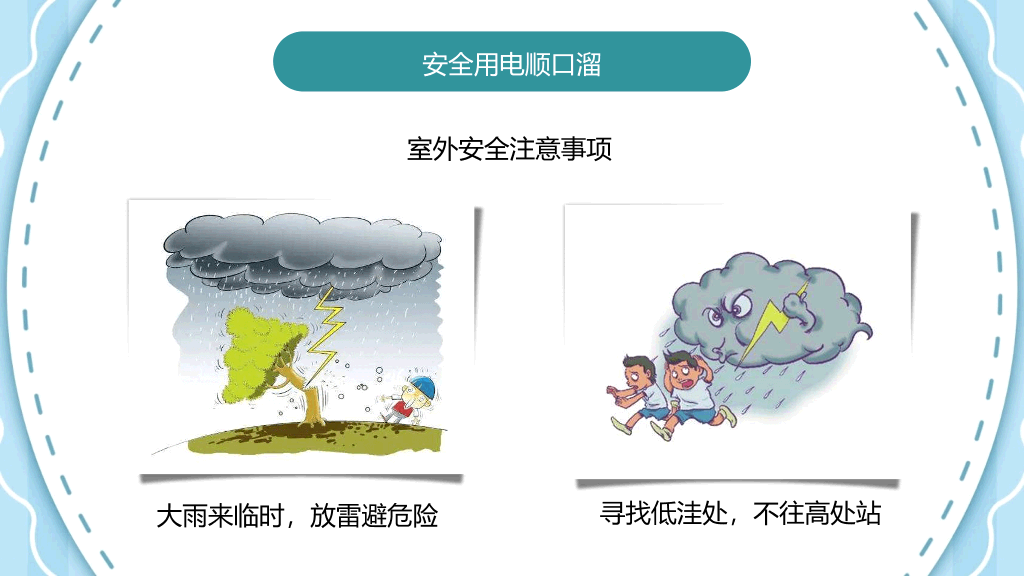 安全用电主题班会PPT模板