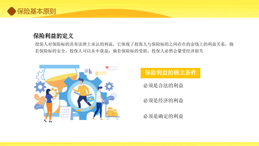 理财保险知识培训PPT模板