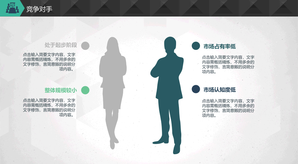 商务创业融资计划书PPT模板