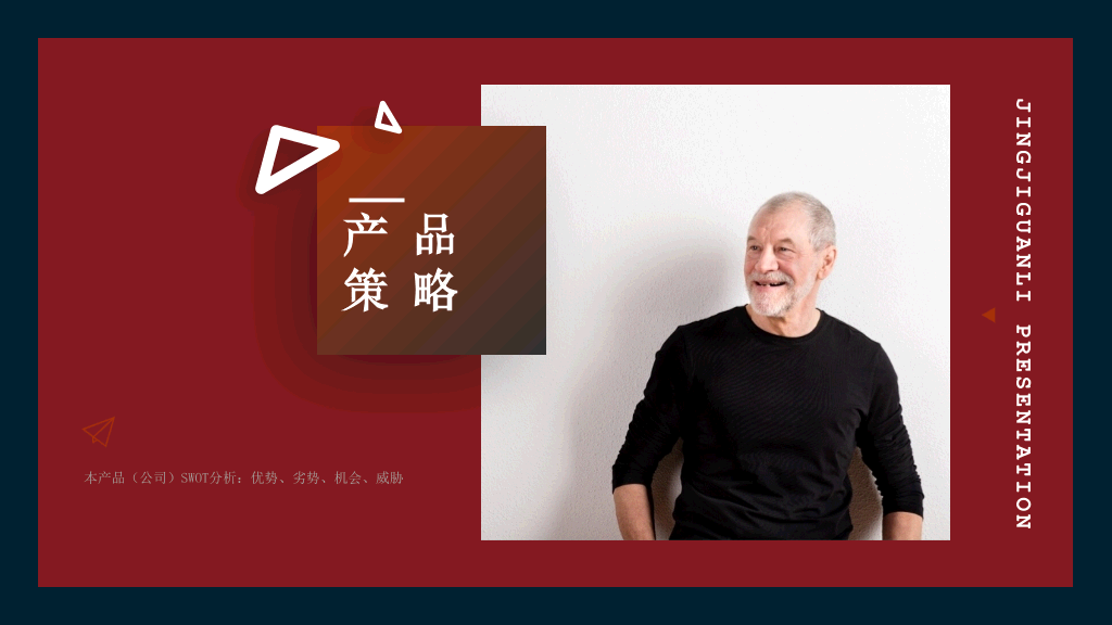 欧美范杂志风图文排版PPT模板