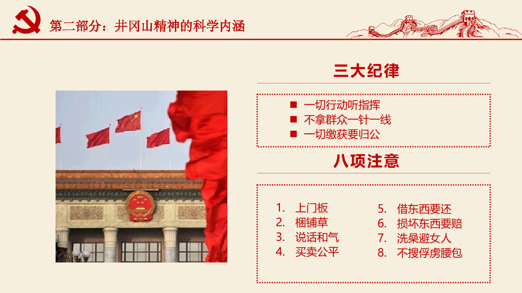 不忘初心党建党课PPT模板