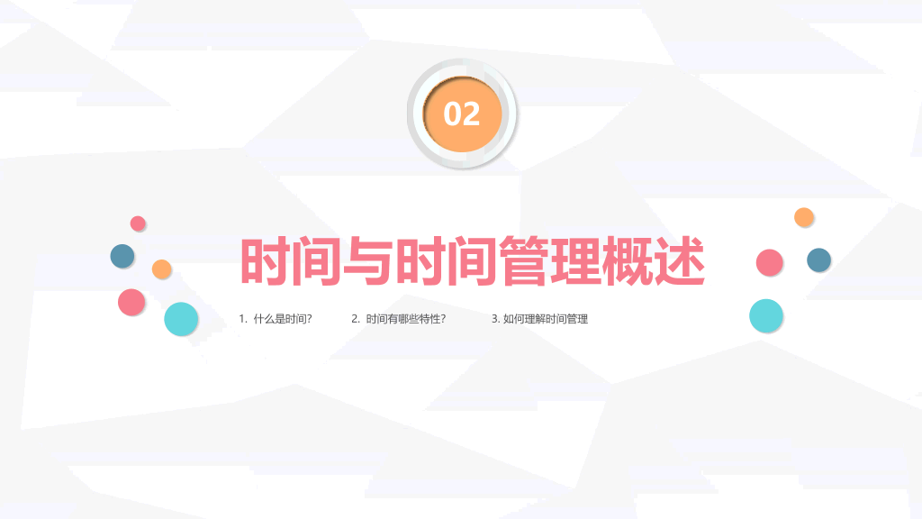 时间管理方法培训PPT模板
