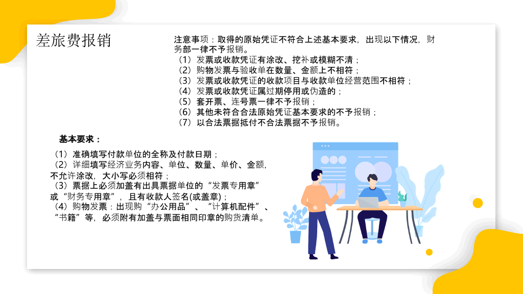 财务报销流程培训PPT模板