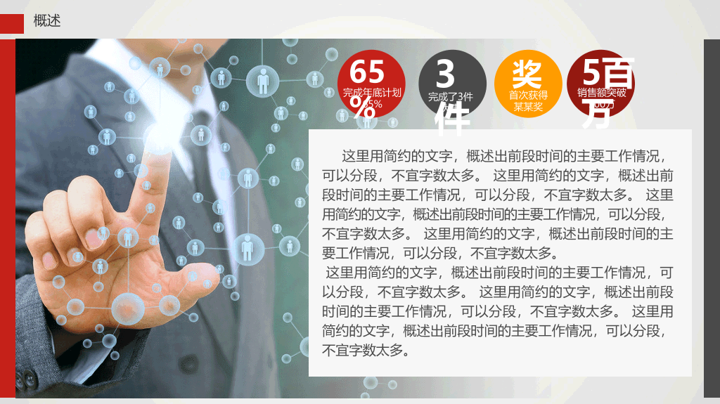 通用型工作总结报告PPT模板