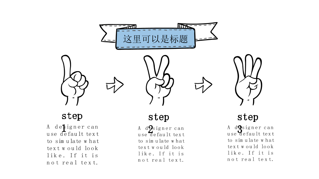 小清新创意手绘风PPT模板
