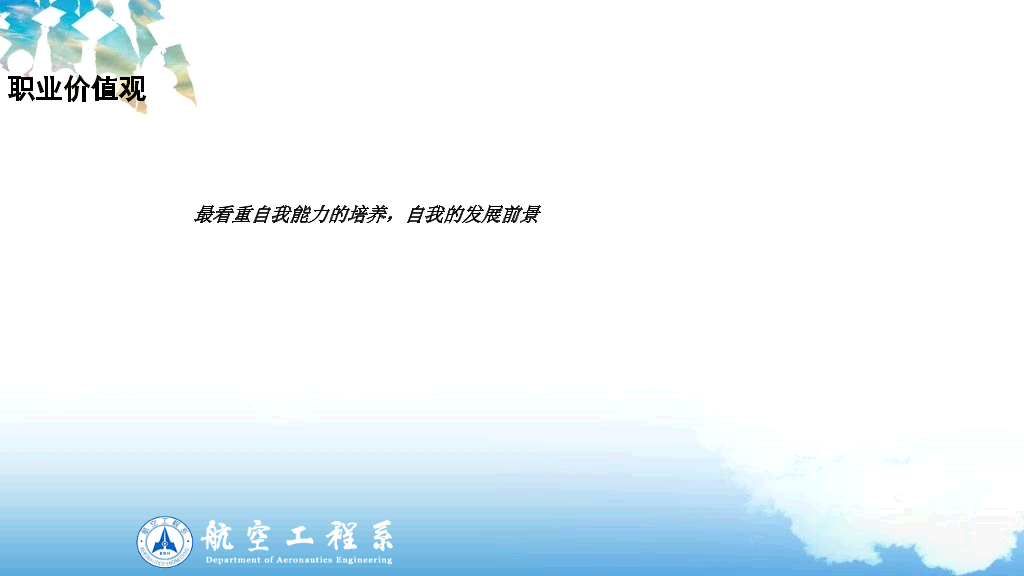 大学生职业生涯规划PPT范文
