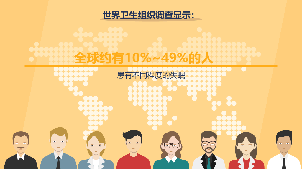 失眠睡眠质量报告PPT模板