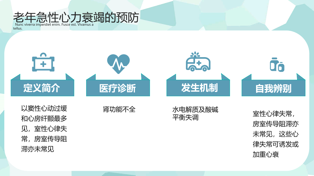 医疗护理疑难病例讨论PPT模板