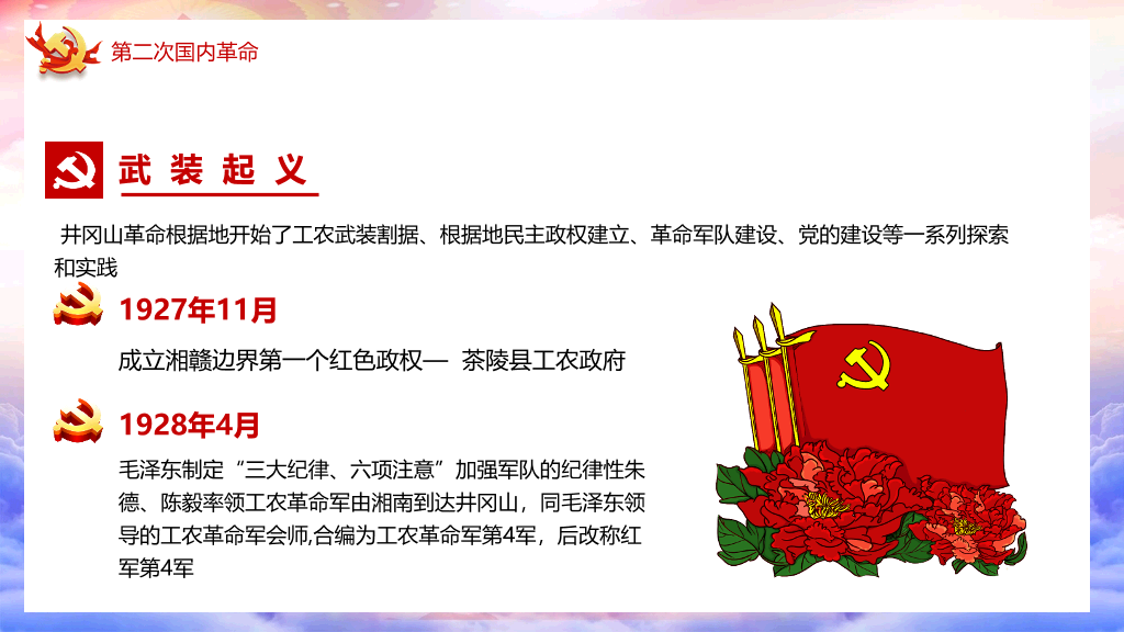 百年党史建党100周年PPT模板