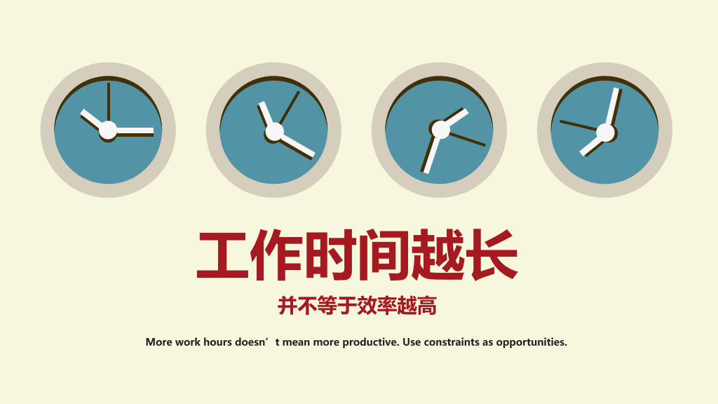 25条时间管理技巧PPT作品