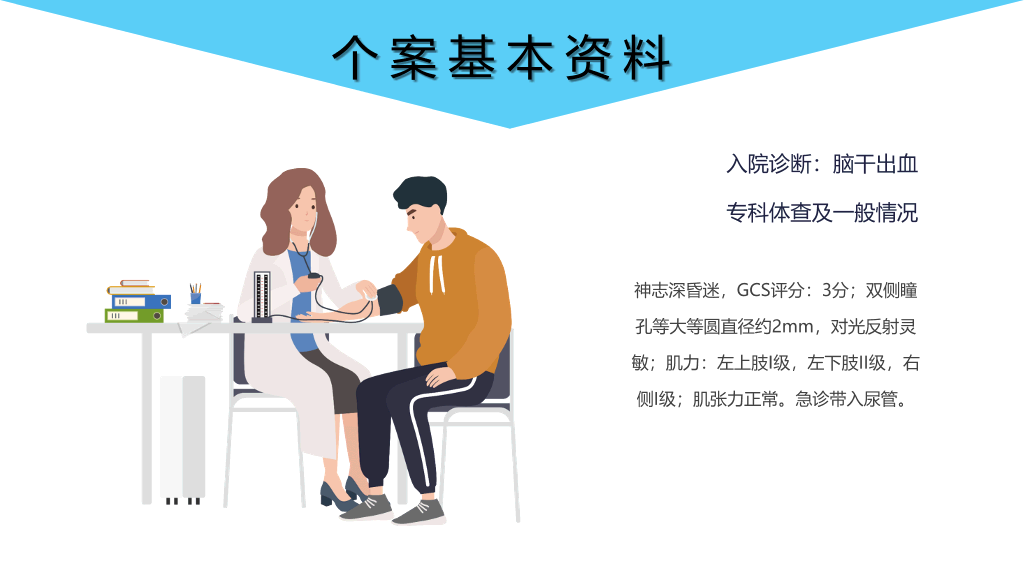 脑出血护理个案分析PPT模板