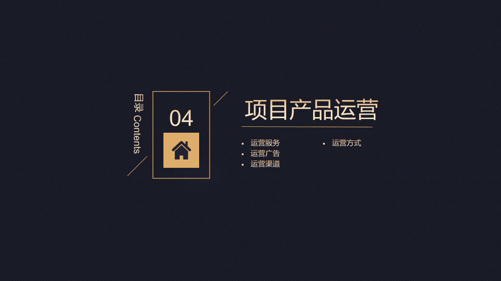 高端黑金商业计划书PPT模板