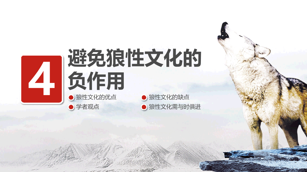 企业文化狼性精神培训PPT模板