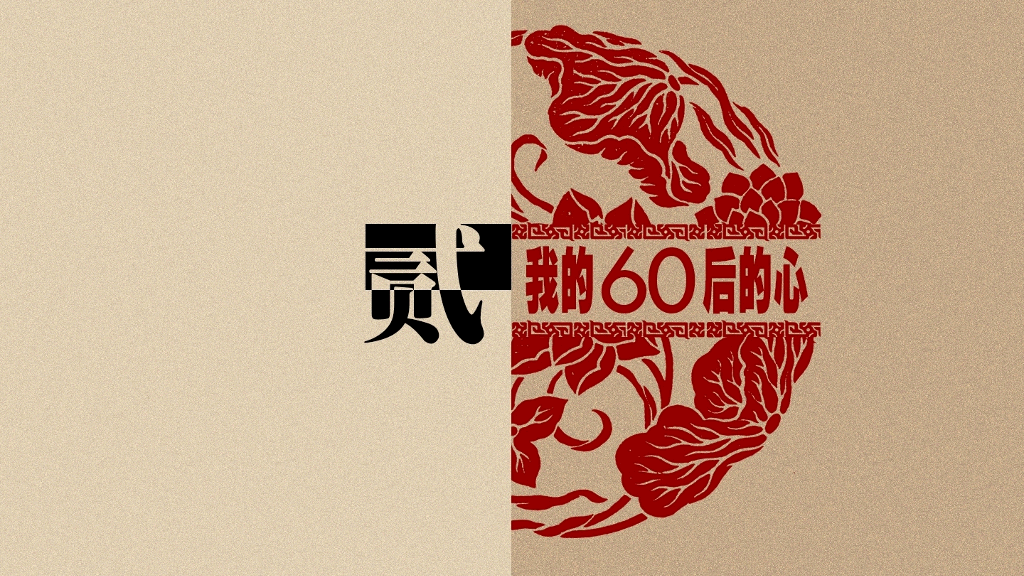 80后的模样60后的心PPT