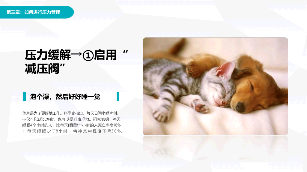 压力管理心理调节培训PPT模板