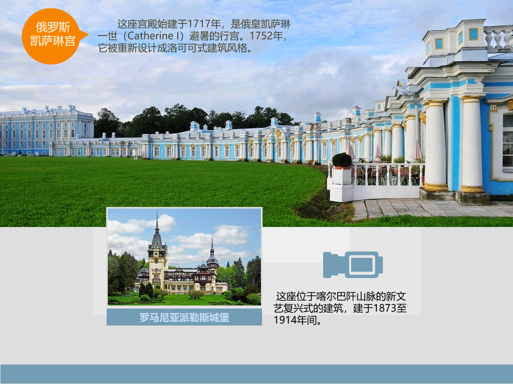 最壮美的29座城堡介绍PPT