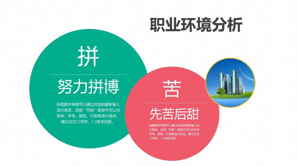 实用大学生职业规划PPT模板