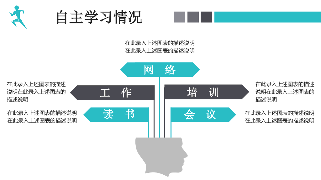 极简实用个人述职报告PPT模板