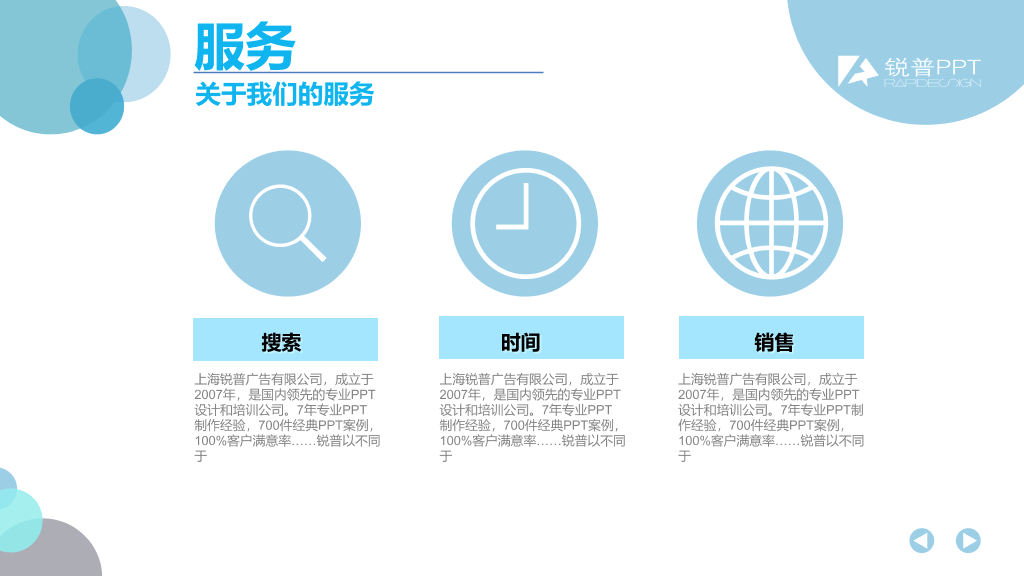 精美公司介绍幻灯片模板