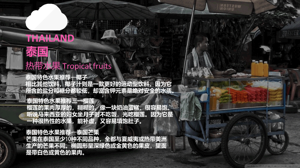 东南亚国家旅游攻略PPT模板