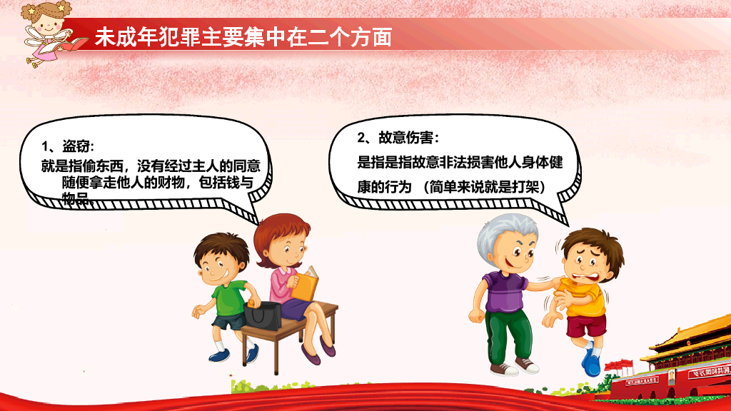 少年儿童法制宣传教育PPT模板