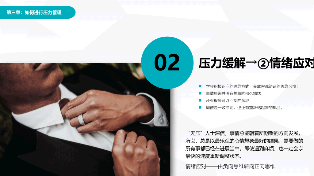 压力管理心理调节培训PPT模板