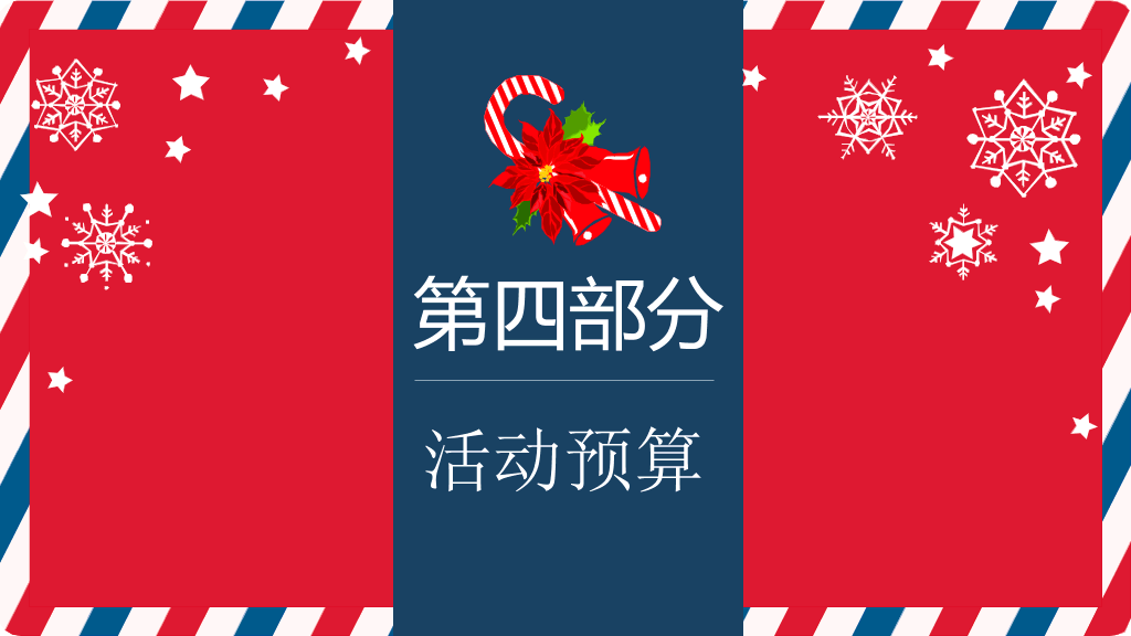 红色喜庆圣诞节PPT模板