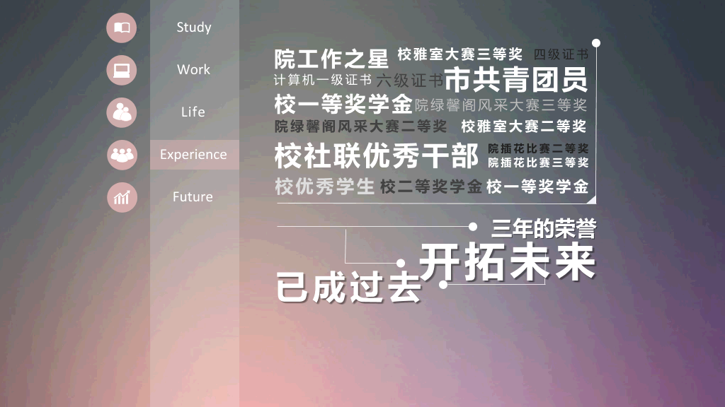 优秀大学生竞选演讲PPT范文