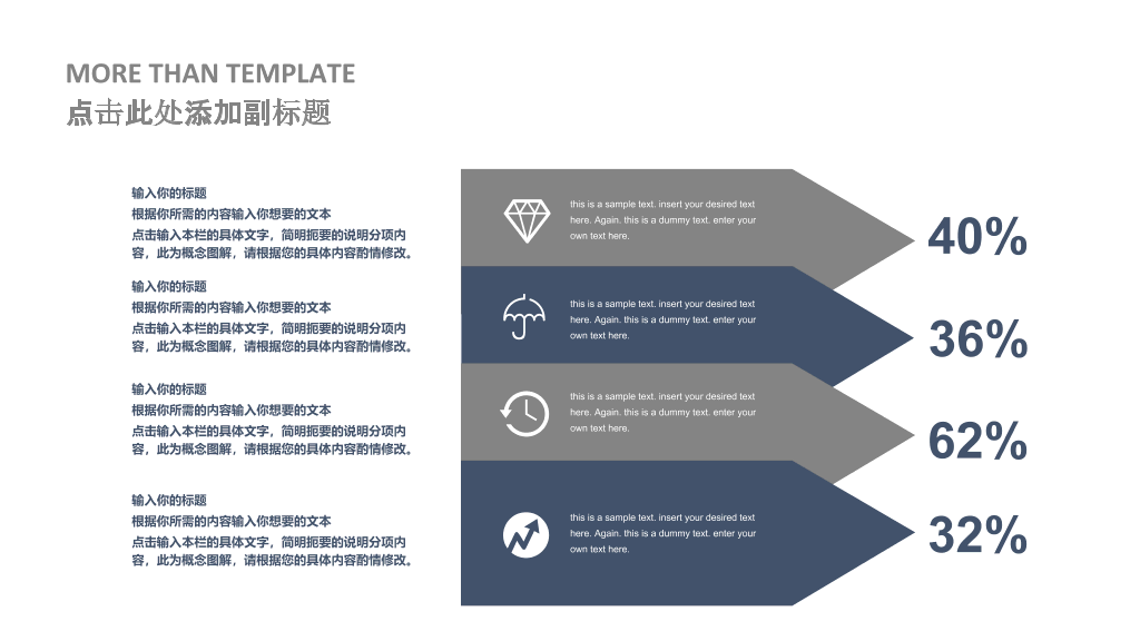 三角形设计创意商务PPT模板