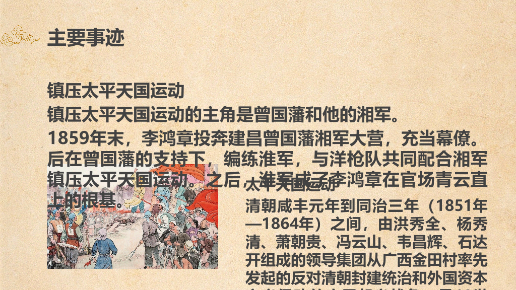 为臣的谋略李鸿章PPT作品