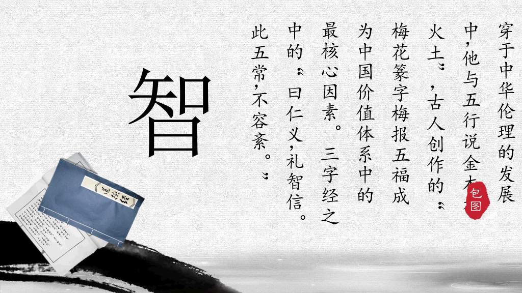 传统文化道德介绍PPT模板