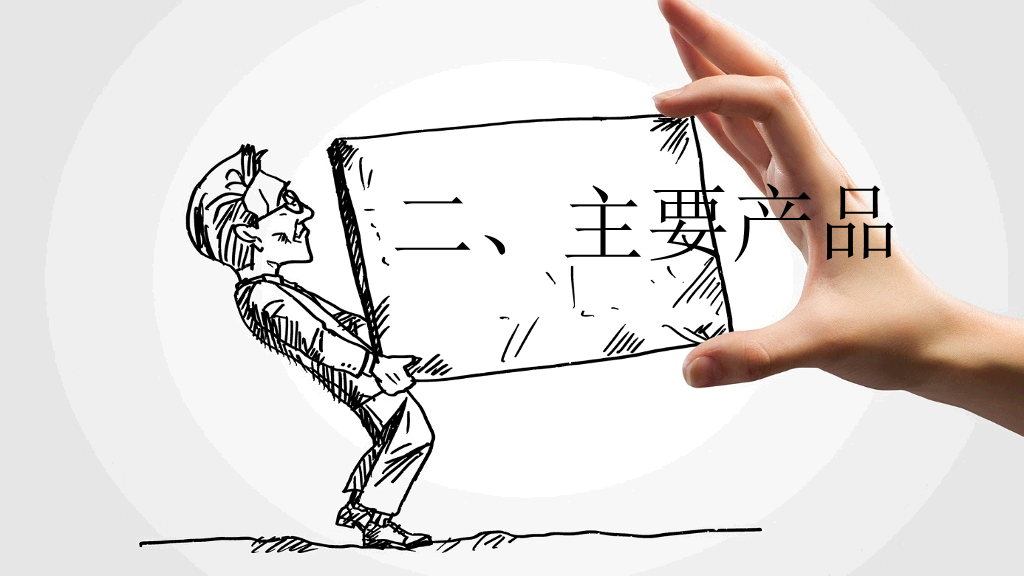 创意手势手绘公司介绍PPT模板