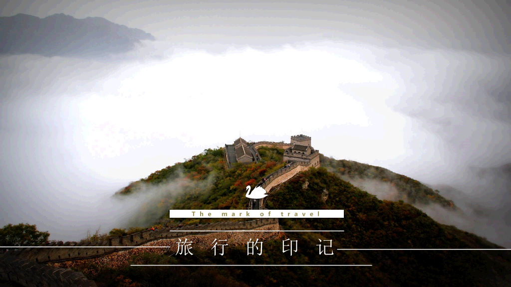 旅行日记摄影照片相册图集PPT模板