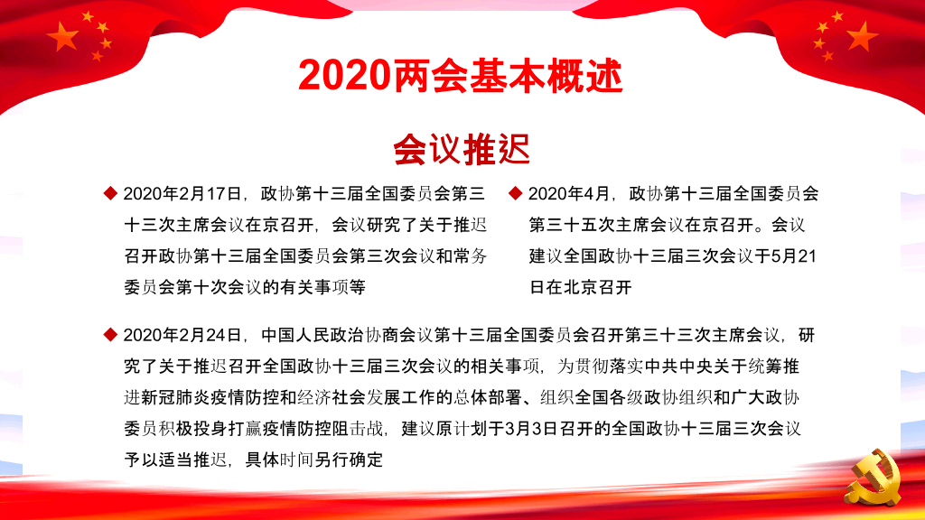 两会报告解读PPT模板