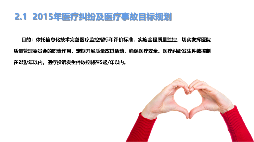 医院科室年终工作总结PPT模板