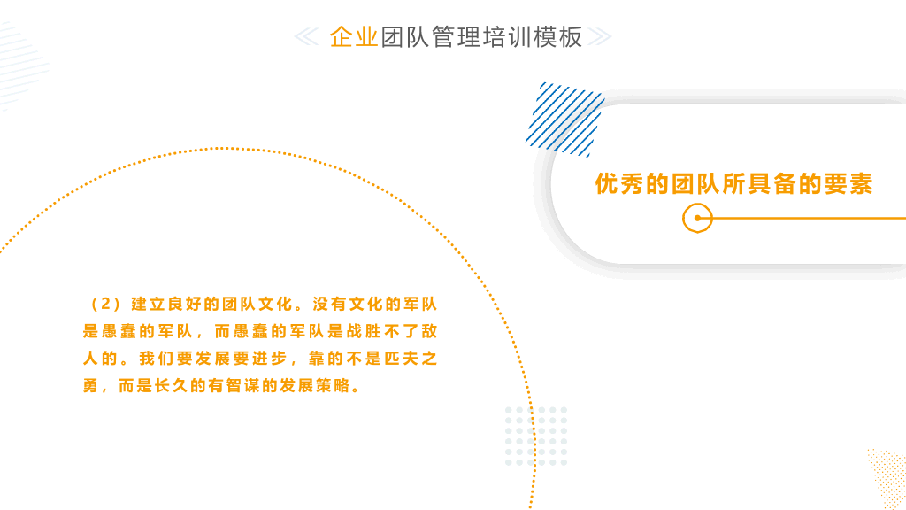 清新简约团队管理培训PPT模板