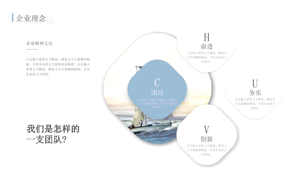 极简创业商业计划书PPT模板