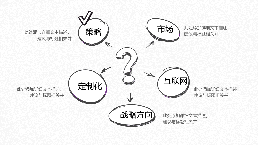 精美创意手绘年终总结PPT模板