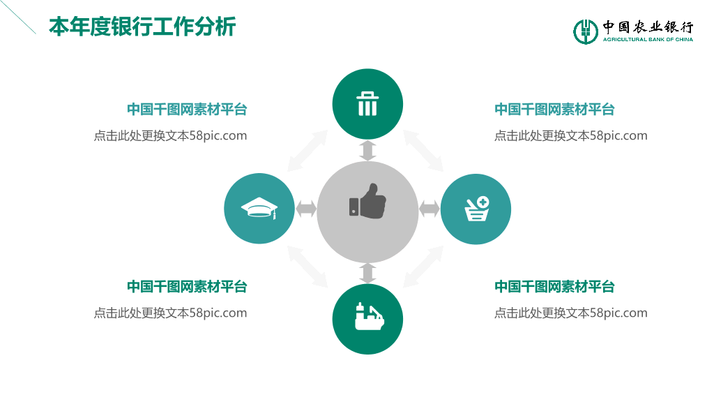 农业银行业务产品介绍PPT模板