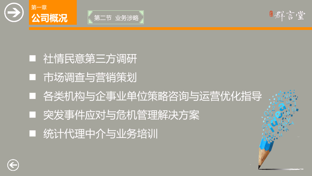 大气商务公司介绍PPT模板