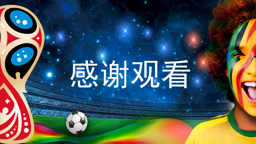 激情足球世界杯PPT模板