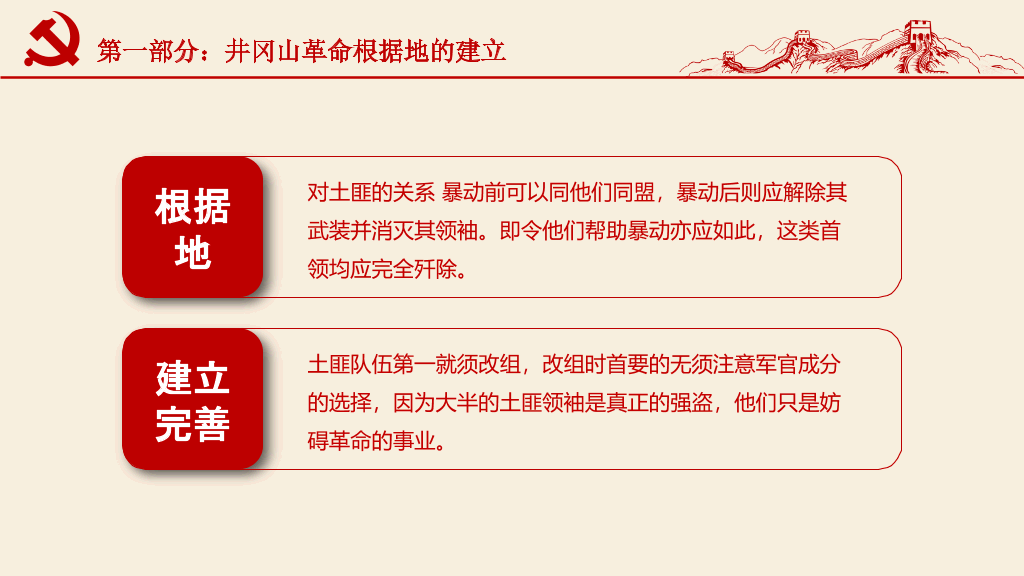 不忘初心党建党课PPT模板